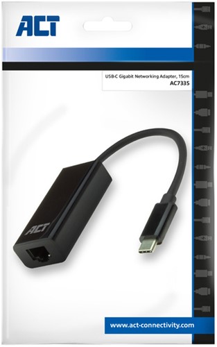 Adapter ACT USB-C naar Gigabit Ethernet 0.15 meter-2