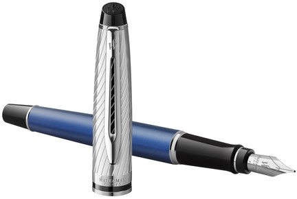 Vulpen Waterman Expert metallic Blue CT medium-3
