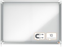 Binnenvitrine Nobo Premium Plus 8xA4 schuifdeur magnetisch-3