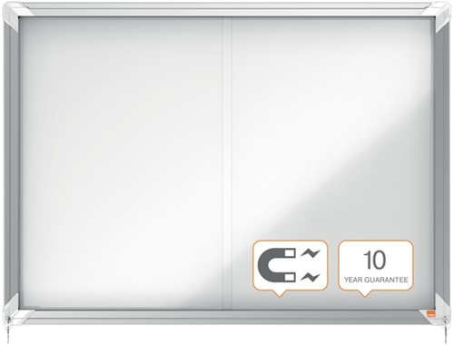 Binnenvitrine Nobo Premium Plus 8xA4 schuifdeur magnetisch-5