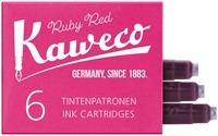Inktpatroon Kaweco rood doosje à 6 stuks