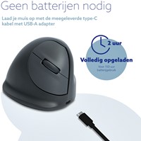 Muis R-Go Ergonomisch HE Basic Wireless Rechts M-5