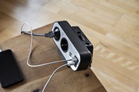 Stekkerdoos Brennenstuhl bureau Estilo 10vdig incl 1 USB C, 1 USB A, 2m zi/zw-2