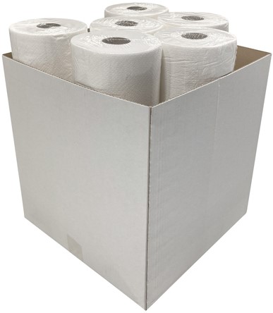 Onderzoektafelpapier Euro Products 2-laags 60cmx100m 250 vel wit 138062-3