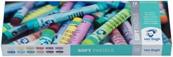 Pastelkrijt Talens Van Gogh zacht assorti doos à 12 stuks