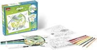 Hobbyset Maped Creativ Aqua'Art dinosaurus 14-delig assorti-2