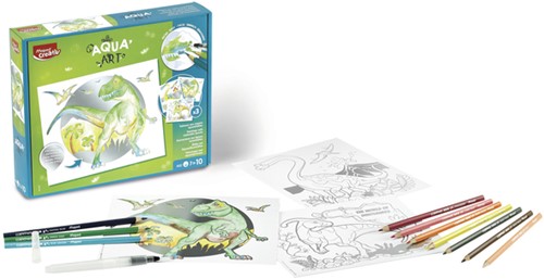 Hobbyset Maped Creativ Aqua'Art dinosaurus 14-delig assorti-2