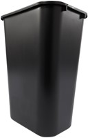 Afvalbak Rubbermaid groot 39 liter zwart