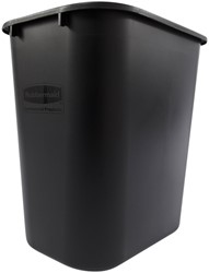 Afvalbak Rubbermaid medium 26 liter zwart