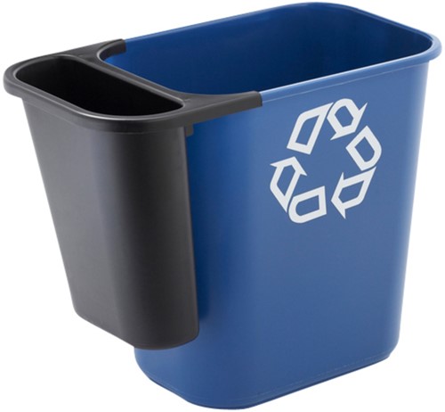 Zijbak Rubbermaid uitbreiding van grote afvalbak 5liter zwart-2