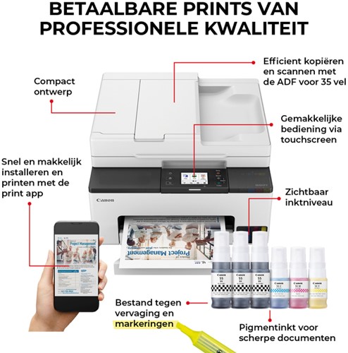 Multifunctional inktjet printer Canon MAXIFY GX2050-7