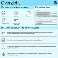 Multifunctional Laser printer HP Color LaserJet 4302fdn-2