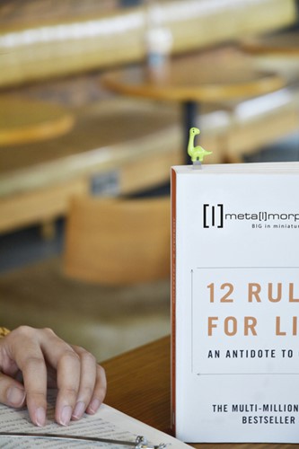 Boekenlegger Metalmorphose dinosaurus-2