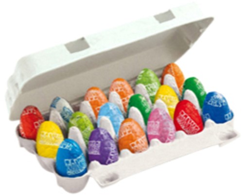 Chocolade Tony's Chocolonely paaseitjes doos mix groot 18 stuks-2