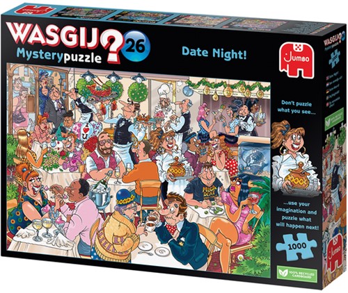 Puzzel Wasgij Mystery 26 Date Night! 1000 stukjes-2
