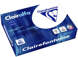 Kopieerpapier Clairefontaine Clairalfa A5 80gr wit 500 vel
