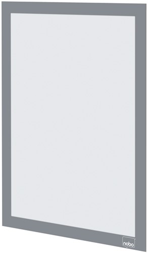 Infokader Nobo zelfklevend A4 zilver 2 stuks-3