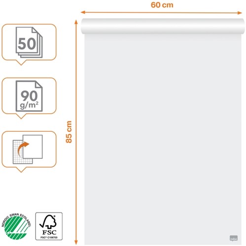 Flipover Nobo Premium 60x85cm dubbelzijdig 50vel-1