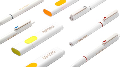 Markeerstift Econovo assorti blister à 4 stuks-3