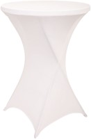 Tafelrok BRASQ voor statafel 80cm wit