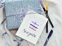 Brushpen edding 1340 glitter assorti set à 4 stuks-1