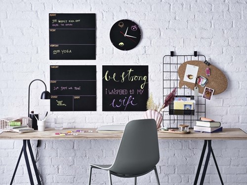 Krijtstift edding 4085 by Securit rond 1-2mm mtl assorti blister à 4st-7