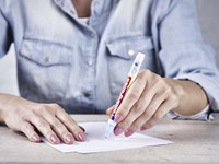 Krijtstift edding 4085 by Securit rond 1-2mm mtl assorti blister à 4st-3