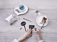 Krijtstift edding 4085 by Securit rond 1-2mm mtl assorti blister à 4st-4