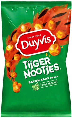 Tijgernootjes Duyvis  bacon kaas zak 1kg