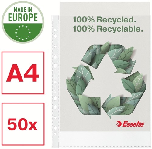 Showtas Esselte recycle PP A4 100µ 11-gaats 50 stuks-4
