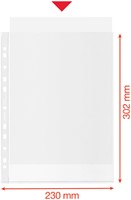 Showtas Esselte recycle PP A4 100µ 11-gaats 50 stuks-1