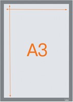 Infokader Nobo zelfklevend A3 zilver 2 stuks-2