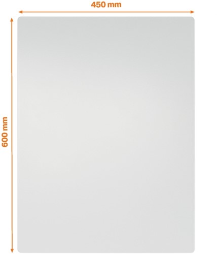Whiteboard Nobo frameloos modulair magnetisch 60x45cm-1