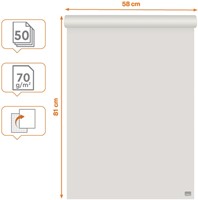 Flipoverpapier Nobo gerecycled 58x81cm dubbelzijdig rol 50 vel-5