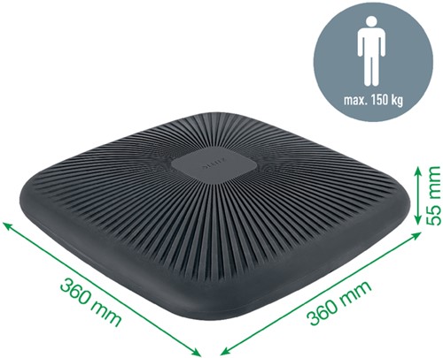 Wiebelkussen Leitz Ergo donkergrijs-1