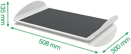 Voetensteun Leitz Ergo verstelbaar lichtgrijs-2