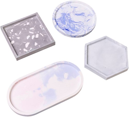 Silicone vormen Creativ Company set à 4 vormen-3