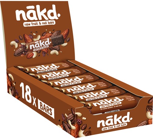 Fruit- en notenreep NAKD cocoa delight 18x35 gram