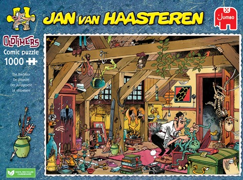Puzzel Jan van Haasteren Oldtimers - De Vrijgezel 1000 stukjes-3
