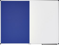 Combibord Legamaster UNITE blauw vilt-whiteboard 90x120cm