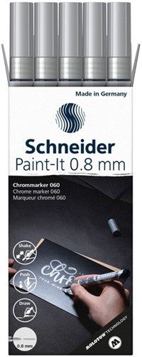 Viltstift  Schneider Paint-it 060 0.8mm metallic chrome-1