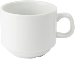 Theekop Olympia Whiteware 200 ml doos 12 stuks wit