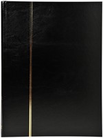 Postzegelalbum Exacompta 22.5x30.5cm 48 zwarte pagina's zwart-2