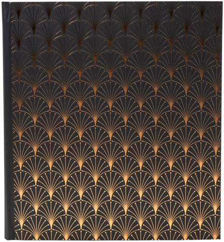 Fotoalbum Exacompta 29x32cm 60 zwarte pagina's Néo Déco zwart-2