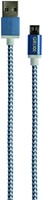 Kabel Grixx Micro USB naar USB-A 3m blauw Wit-3