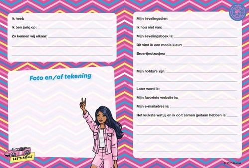 Vriendenboek Interstat Barbie-3