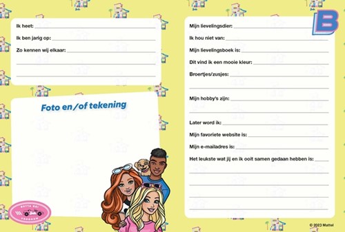 Vriendenboek Interstat Barbie-2
