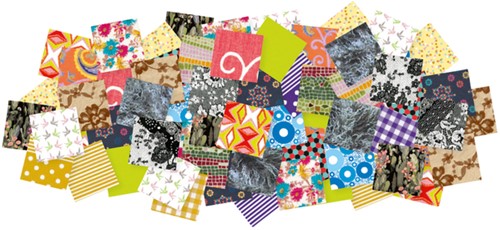 Hobbypapier Décopatch 3x3cm set à 11.000 stuks assorti-2