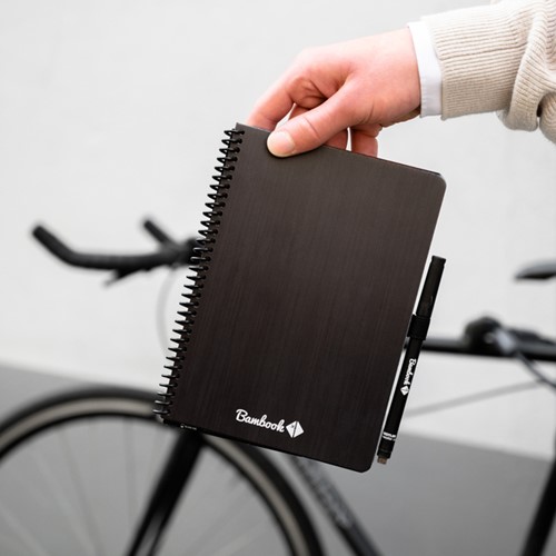 Notitieboek Bambook Original zwart A5 lijn 40 pagina's uitwisbaar-2