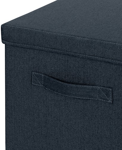 Opbergdoos Leitz gestoffeerd met deksel 330x325x380mm grijs 2 st-2